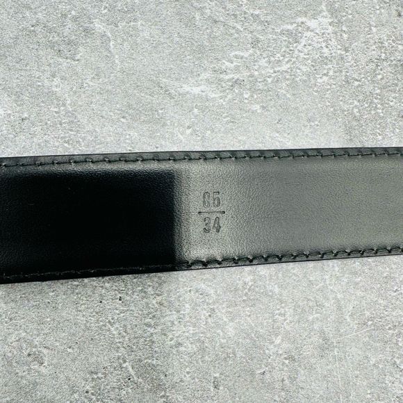 Louis Vuitton Black Epi Leather Ceinture Gold Buckle Men’s Belt Size 85cm 34in - Picture 8 of 11